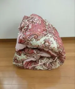 新品日本製つくりたて　ふかふか中綿たっぷりボリューム冬用掛け布団　在庫限り！