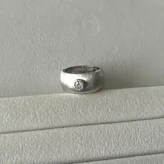 GAGAN 13号 half hoop ring モアサナイト シルバーリング GAGAN 13号 half hoop ring モアサナイト シルバーリング - メルカリ