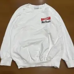 【希少90s】アイルトン・セナ マルボロ F1 ヴィンテージ スウェット 白 希少90s】アイルトン・セナ マルボロ F1 ヴィンテージ スウェット 白