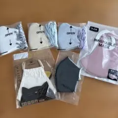 マスク　使い捨てマスク　洗えるマスク