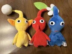 任天堂 ピクミン ぬいぐるみ 赤ピクミン 青ピクミン 黄ピクミン セット