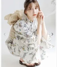Dita セパレート浴衣　花柄　ワンピース　グレイル　　ふりふ