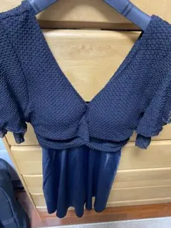 値下げブラック ワンピース水着 LLサイズのサムネイル