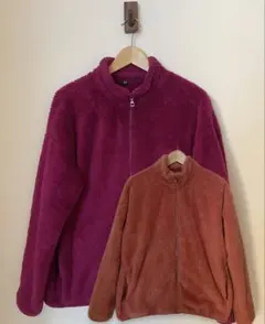 ユニクロ　フリース　2枚セット　レディースXL+XXL
