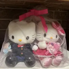 ハローキティ ダニエル　電報　ぬいぐるみ ペアセット ウェディング
