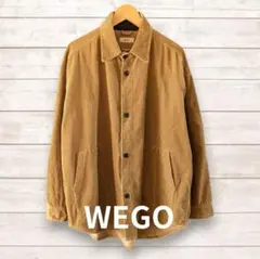WEGO コーデュロイシャツジャケット ブラウン ビッグシルエットのサムネイル