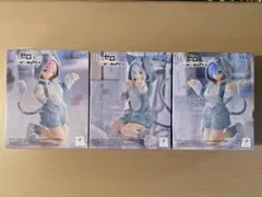 Re：ゼロから始める異世界生活　フィギュア　レム　ラム　エミリア　3点　セット