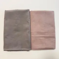 CHECK&STRIPE フレンチコーデュロイ カットクロス ハギレ2枚セット