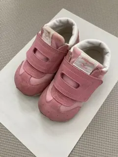 ミキハウス　ミズノ　スニーカー　15.0cm ピンク