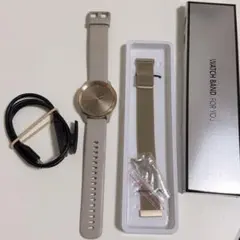 GARMIN vivomove Trend GPS スマートウォッチ Ivory
