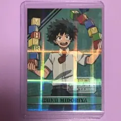 僕のヒーローアカデミア ヒロアカ 非売品 積み木 イラストカード