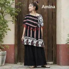 Amina★　チャイハネ　トップス　フリンジ　エスニック　アジアン　シャツのサムネイル