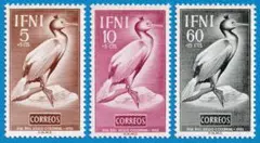 外国切手 スペイン領イフニ IFNI 1954年 4種セット - メルカリ
