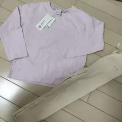 ZARA　新品　未使用　タグ付き　パンツ　104 3-4 薄手　女の子　ロンT