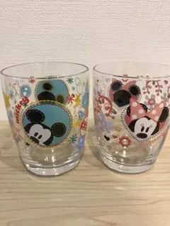 ミッキーマウス＆ミニーマウス ペアグラス