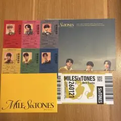SixTONES MILESixTONES 初回盤B 封入特典　４点
