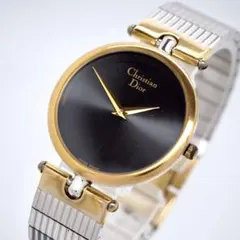 250 稼働 Dior 時計 レディース 3026 ゴールド シルバー ブラック