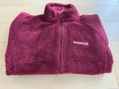 mont-bell クリマエア　フリースジャケット150 レッド　フリース　赤