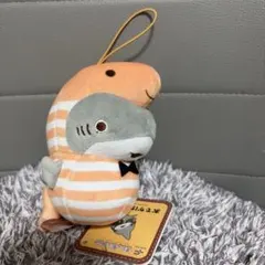 【未使用】ましゅもっち　おでかけ子ザメ　マスコット　ぬいぐるみ　水族館