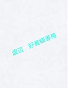 渡辺　好美様 リクエスト 2点 まとめ商品