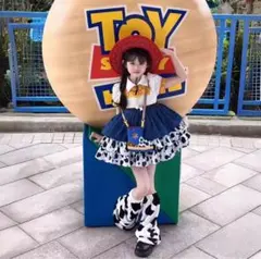 【美品】トイストーリー ジェシー風 コスプレ衣装 170cm 小物付き