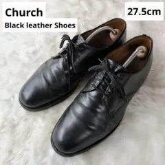 ✨church✨レザーシューズ★ブラック★27.5cm★チャーチ★プレーントゥのサムネイル