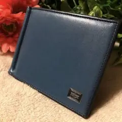 アディ 様専用　PORTER ポーター　マネークリップ　プリュム　ネイビー　財布のサムネイル