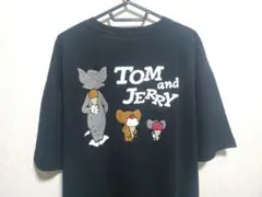 トムとジェリー　タフィー　アイスクリーム Tシャツ　半袖　サガラ　刺繍