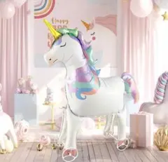 ユニコーン バルーン 風船　パーティーグッズ