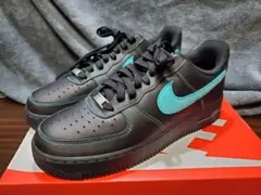 27cm　NIKE air force 1 Black Tiffany