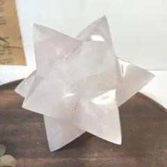 天然石 マカバスター ローズクォーツ 水晶 ハートの皿 置物 - メルカリ