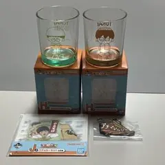 東海オンエア一番くじ H賞 グラスコレクション としみつ&虫眼鏡セット おまけ付