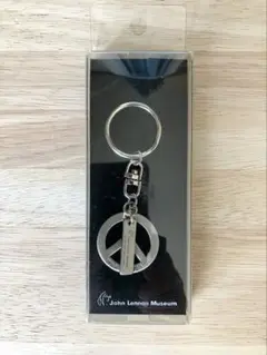 ジョンレノンミュージアム ラブ&ピース キーホルダー（チラシ付き）