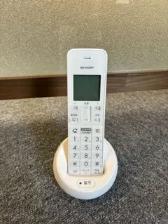 固定電話 (SHARP JD-S08CL-R) デジタルコードレス 赤 レッド - メルカリ