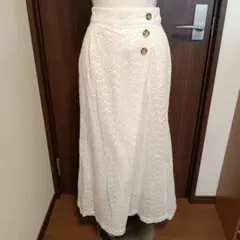 美品PAGEBOY総レースロングスカート フリーサイズ♡後ろ側はゴム