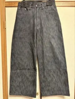 【美品】LIDNM XX SLUB BAGGY DENIM Sサイズ