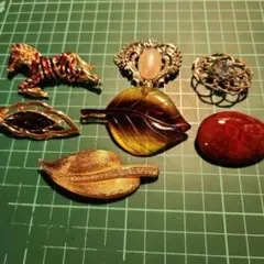 ヴィンテージブローチセット