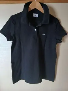 LACOSTE ブラック ポロシャツ 半袖　サイズ 40