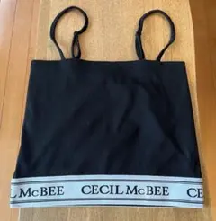 CECIL McBEE 黒キャミソール
