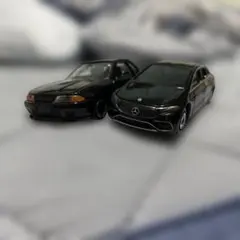 トミカ スカイライン GT-R R32 & メルセデスベンツ EQS 2台セットのサムネイル