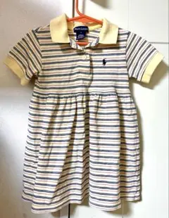 Ralph Lauren ラルフローレン　ストライプ ボーダー柄 ポロワンピース