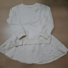 3can4on ドット柄リボン付き セットアップ120