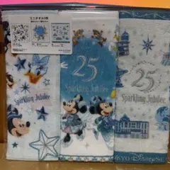 ミニタオル3枚セット 東京ディズニー25周年