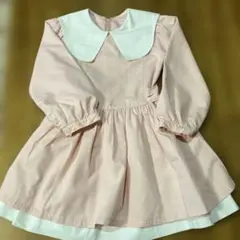 ピンク ワンピース しずかちゃん風ワンピース - メルカリ