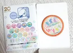 ワッペン ディズニー ダッフィー&フレンズ 20周年 カラフルハピネス