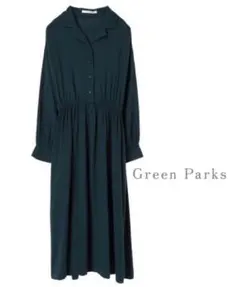 ELENCAREDUE新品タグ付き オープンカラーワンピース