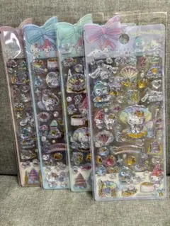 日本未発売！！ サンリオ ボンボンドロップシール 4種セット うるちゅる