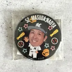 千葉ロッテマリーンズ　益田直也　缶バッチ　缶バッジ　モバガチャ