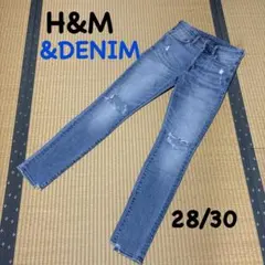 H&M &DENIM スキニーデニム 28/30