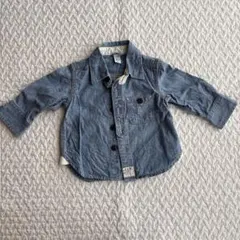 babyGap デニムブルー 長袖シャツ 80 cm